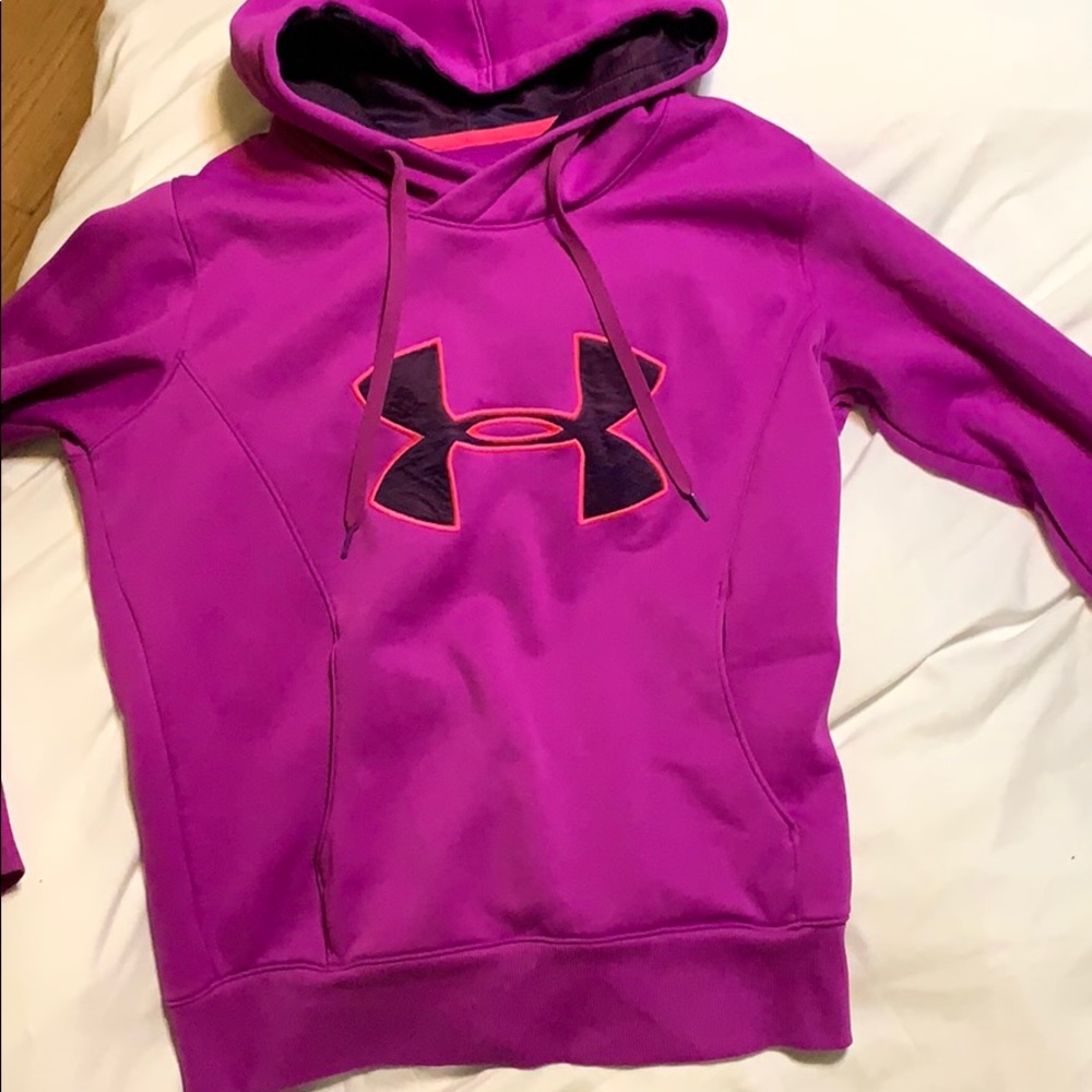 Under Armour cold gear, semi-fitted hoodie